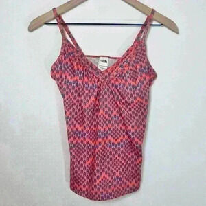 The North Face Women’s Red and Blue Sport Tank Size Small